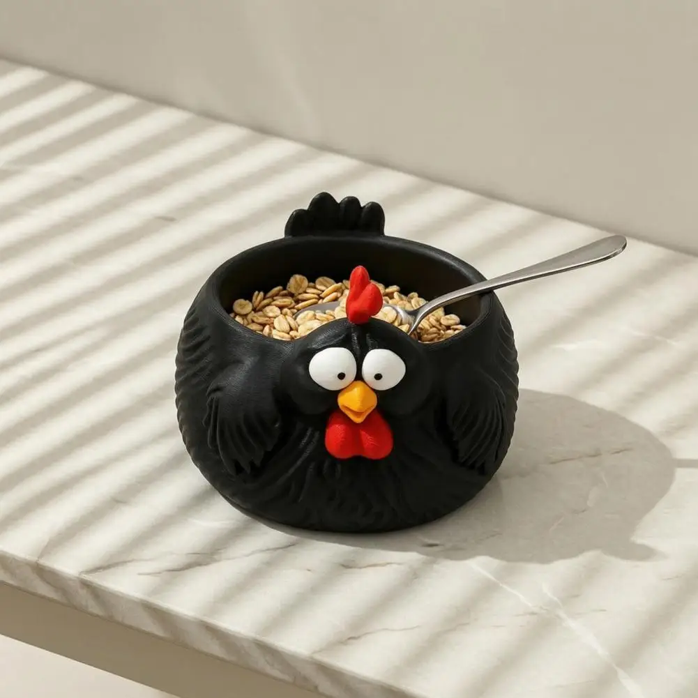 Decorative Farmhouse Candy Dish Decorative Fruit Container Funny Chicken Bowl Rustic Hen Serving Dish Space-saving Egg Basket