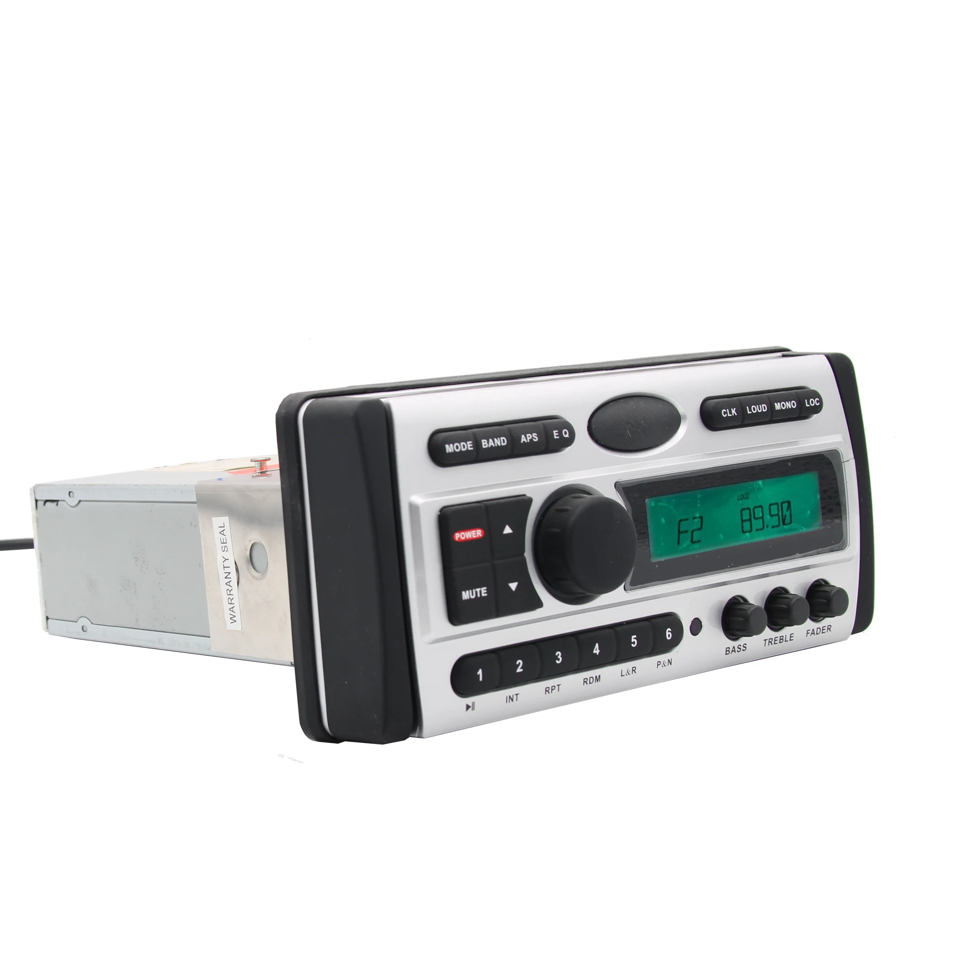 

Single Marine BT Receiver Stereo System and DVD Player with 1 Pairs 6.5 Inch Waterproof Speakers for Boat Motorbike H3008