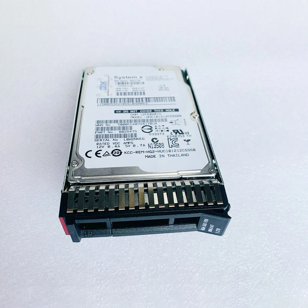 

00AJ146 00AJ147 HDD For IBM Hard Disk X3650M5 X3850X6 1.2T 10K SAS 2.5" Hard Drive