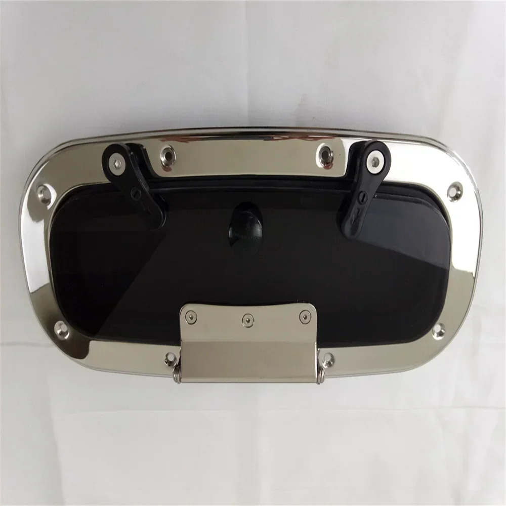 6 Sizes 316L Stainless Steel Rectangular Portlight Porthole Hatch Window Marine Boat Side Windows Mirror Polished