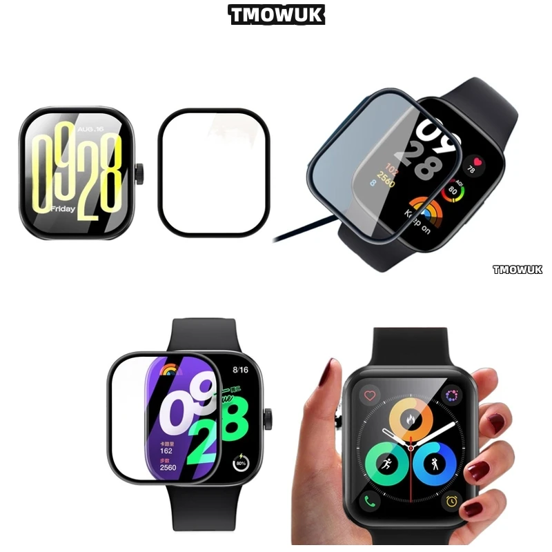

For Xiaomi Redmi Watch 2 3 4 5 Lite Active, Easy Clean PMMA, Dust Proof Film