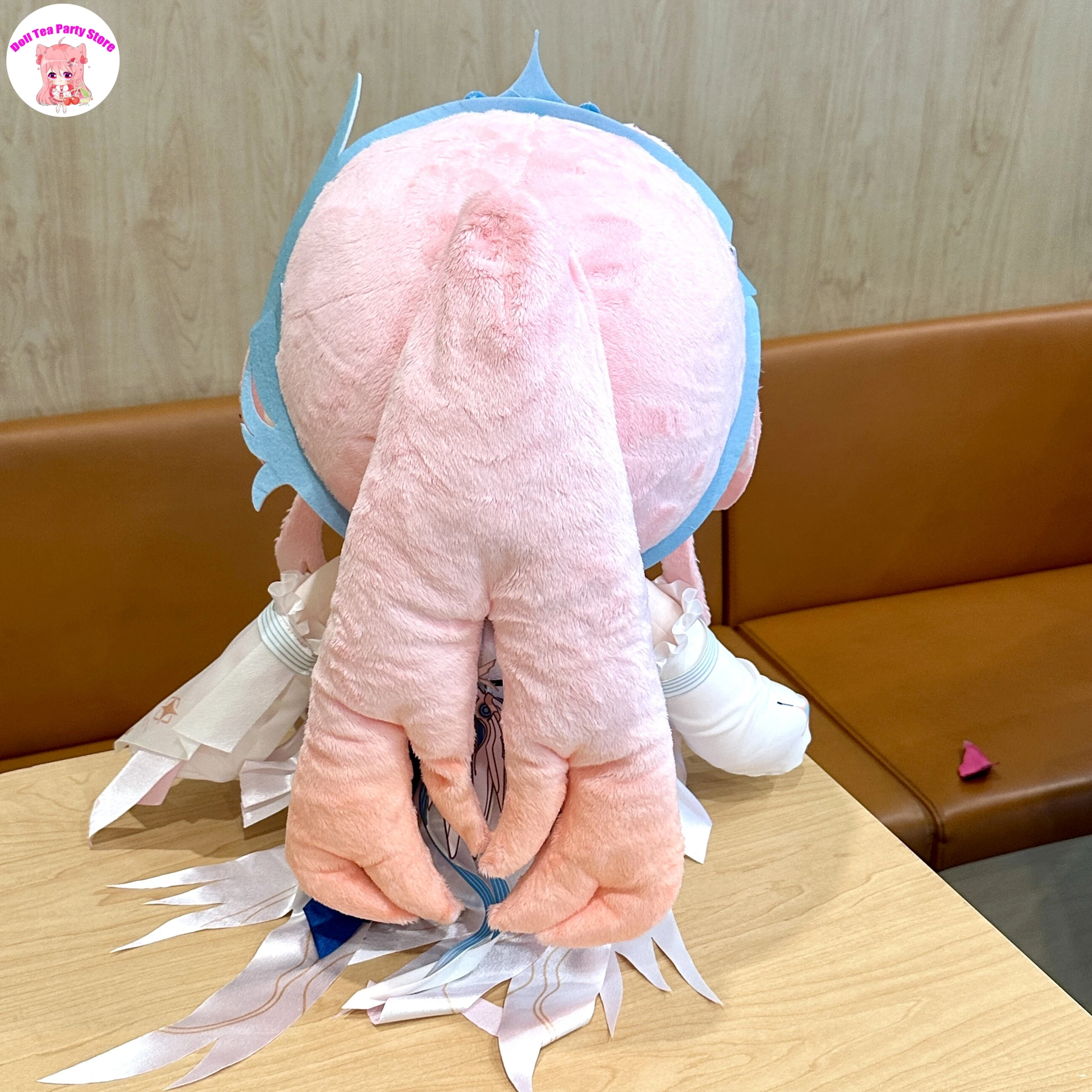 Game Figure Aemeath Wuthering Waves Amis Cartoon Sitting Posture Plush Doll Cotton Plushie Cosplay Toys Mascot Birthday Gift