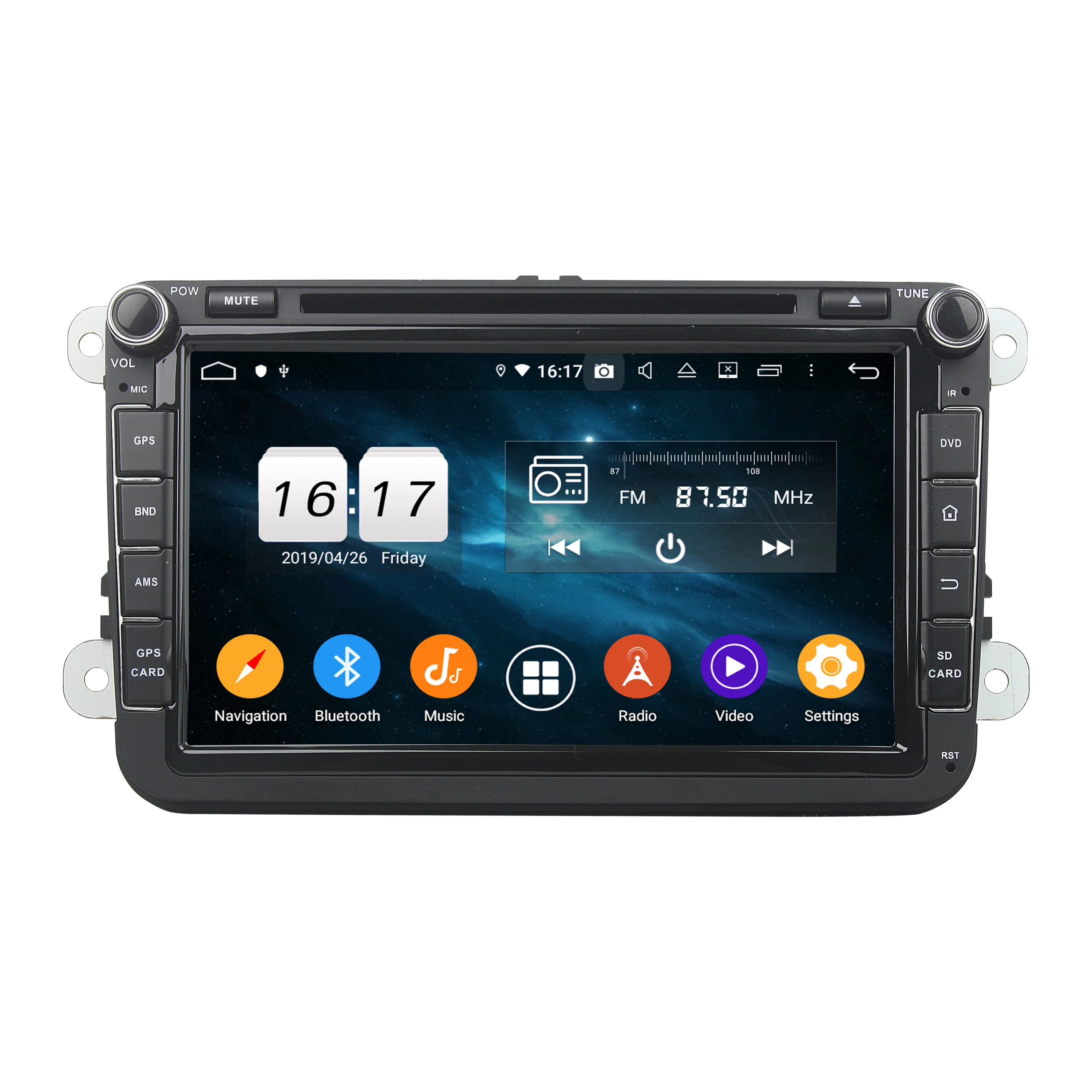 

KD-8019 PX5 Android 10 Car Multimedia Player for Magotan/Caddy/Passat/ Sagitar/Tiguan/Touran/ Jetta/CC/Polo Golf 2006-2012