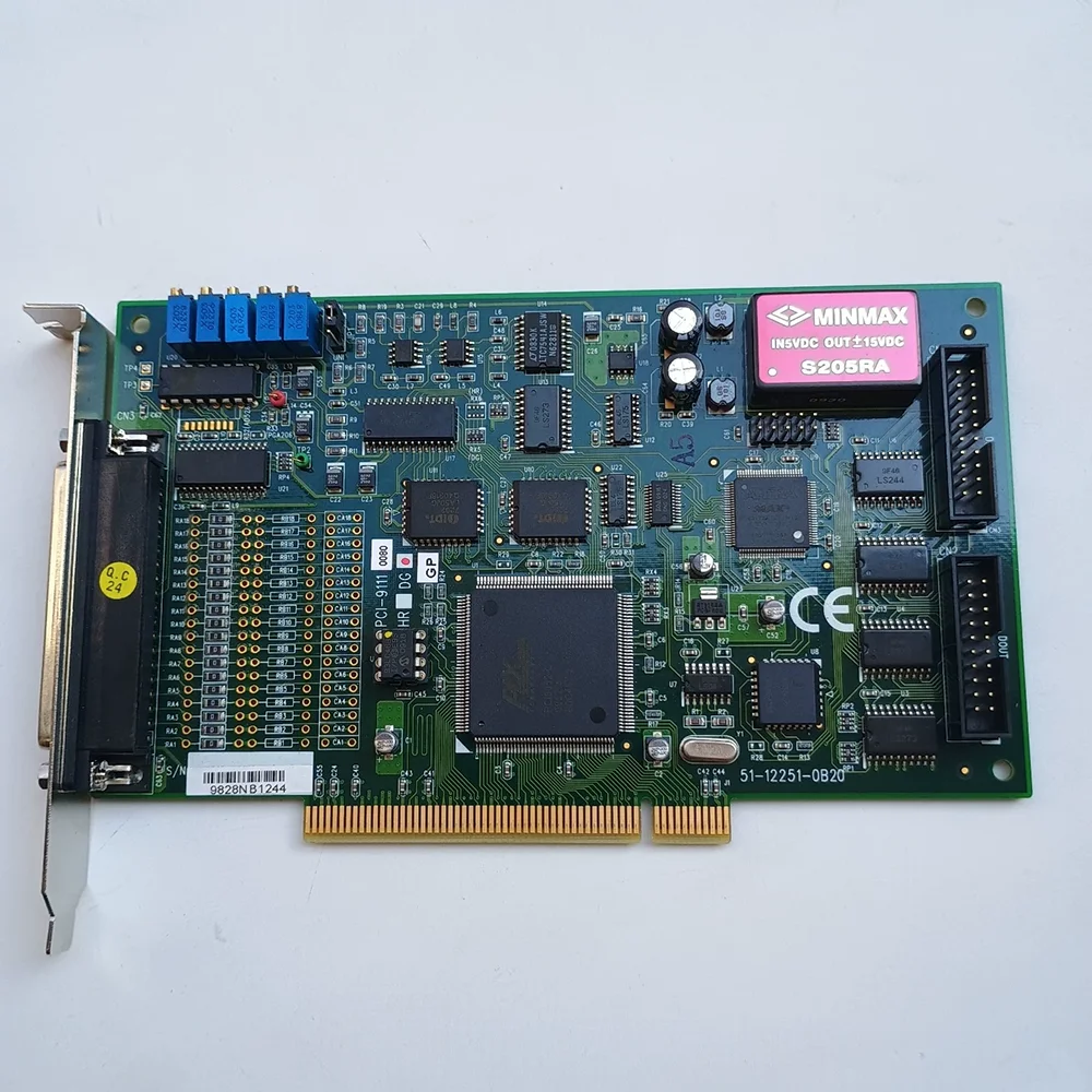 PCI-9111HR DG 16-channel 12/16-bit 100kS/s High-performance Multi-functional DAQ Card with Excellent Cost-effectiveness
