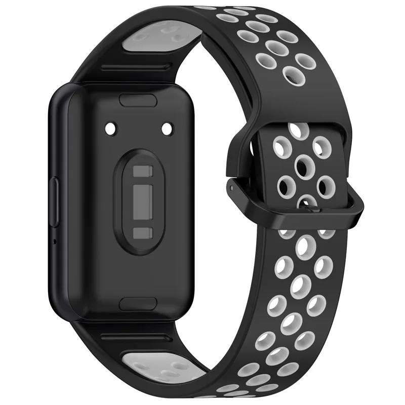 Bracelet en silicone souple pour Samsung Galaxy Fit3 (SM-R390) Réglable Remplacement dehors Watchband SmartWatch Bracelet Correa