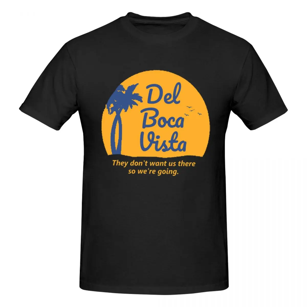 Seinfeld Del Boca Vista Retirement Community Мужская футболка Забавные футболки больших размеров Мужские хлопковые футболки с круглым вырезом Короткие летние мужские