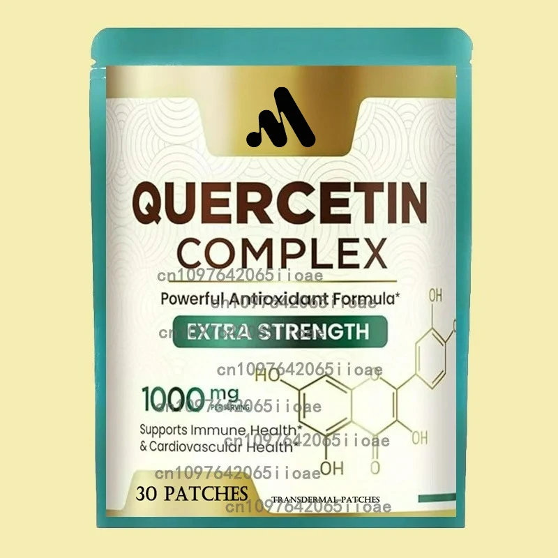 

30 пластырей Кварцетиновые трансмимерные пластыри поддерживают иммунитет, сердиак и сотовое здоровье