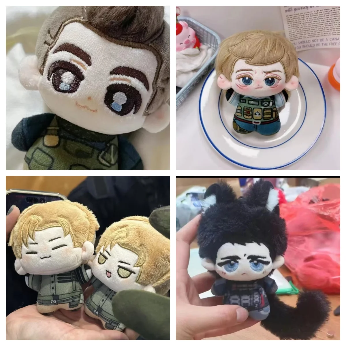 2026 New Hot Call of Duty Soap Cosplay Attribute 10cm Cotton Doll Cute Same Style Keegan Doll