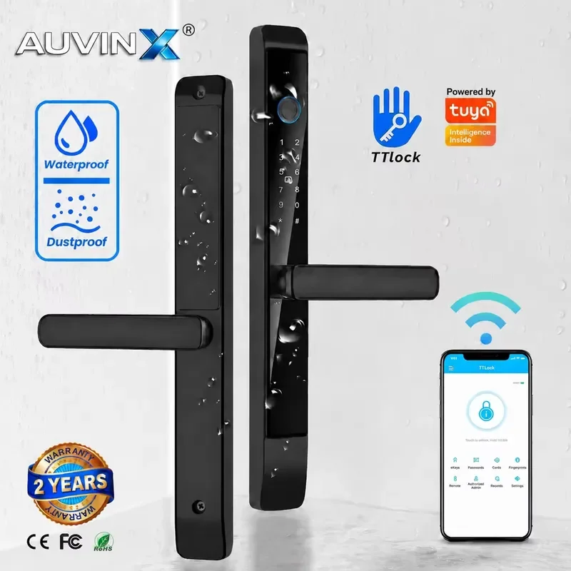 serrure-de-porte-intelligente-auvinx-avec-application-tuya-ttlock-empreinte-digitale-mot-de-passe-numerique-etanche-pour-aluminium