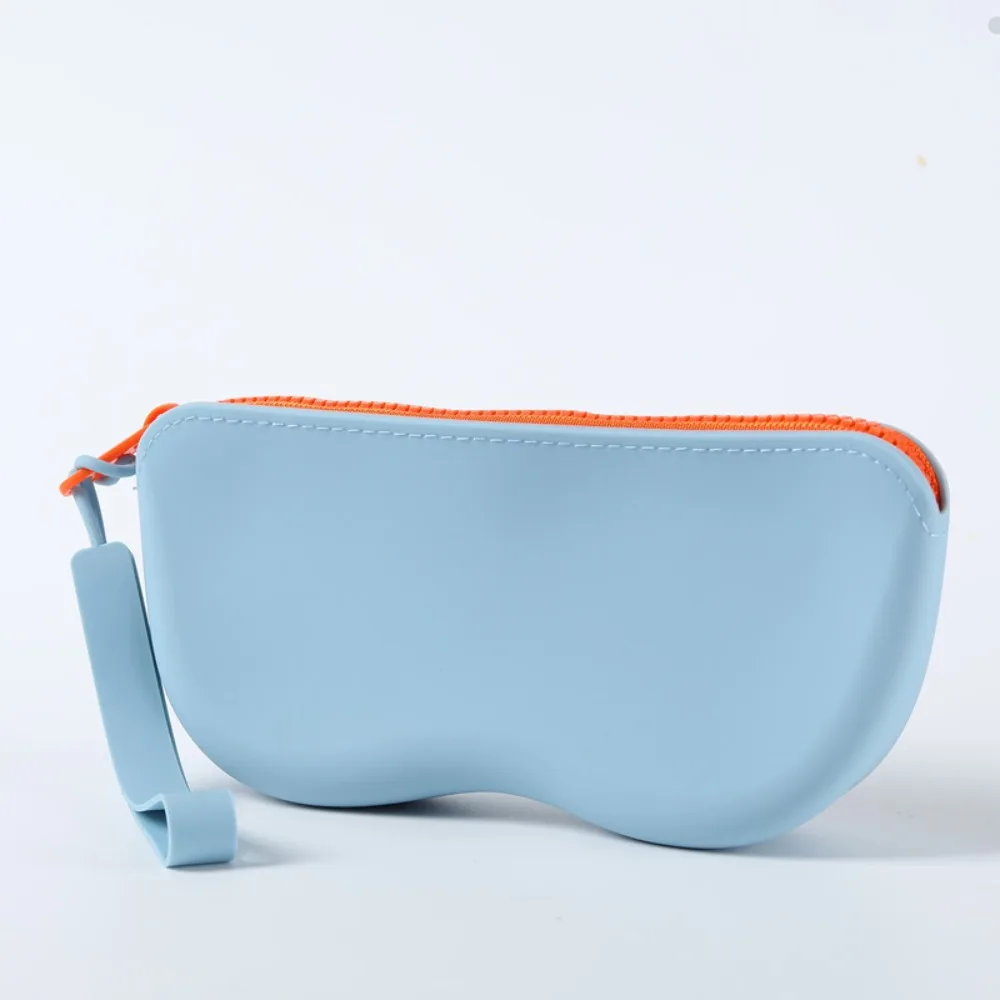 Bolsa de silicona para gafas, bolsas para artículos pequeños, caja impermeable para gafas, bolsa para monedas y cosméticos, bolsas de almacenamiento multifuncionales a prueba de polvo, 1 ud.