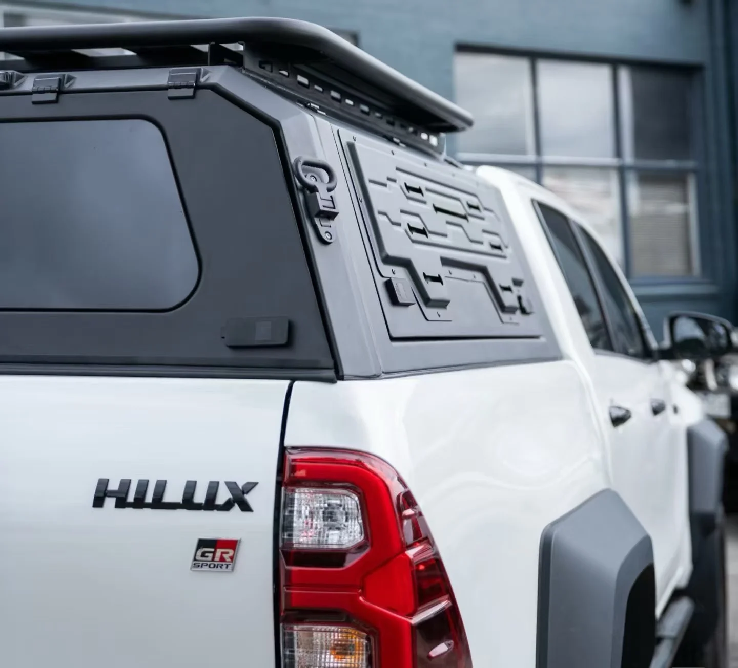 STLF Hinged Waterproof Anti-rusted Manganese Steel Canopy For Ram 1500 Pickup Truck Exterior With Hard Type Locking