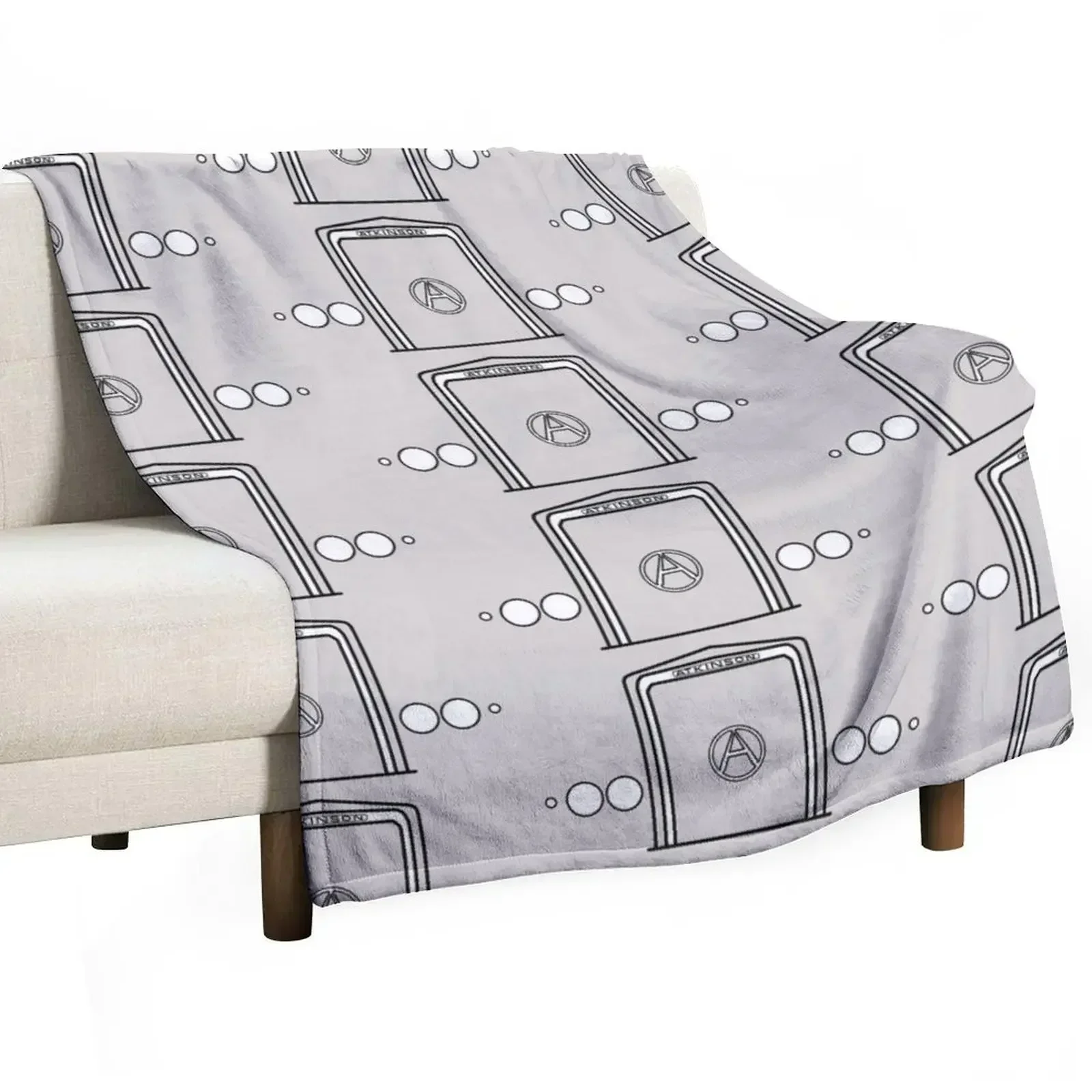 Atkinson classic heavy lorry minimalist outline Throw Blanket Large Loose Thin manga Blankets