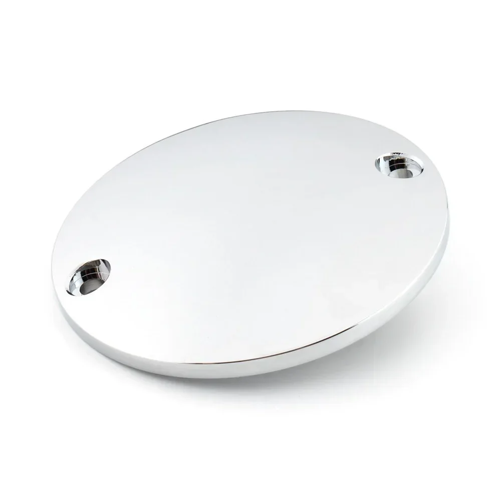 Motorcycle Domed Timer Cover 2 Hole Ignition Timing Points Cover for Harley Davidson Electra Glide Fat Boy Sportster XL 883
