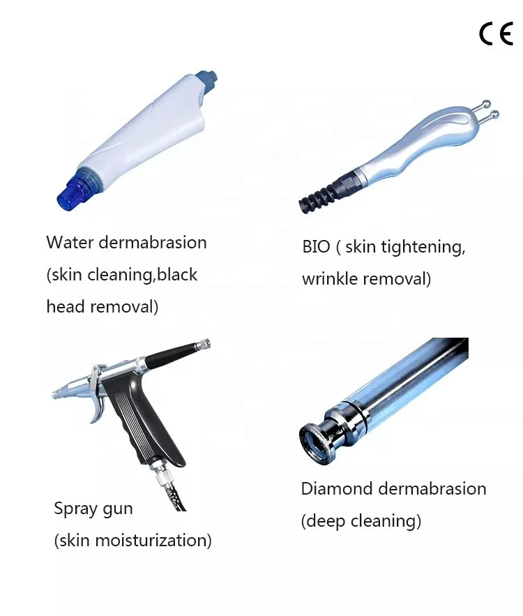 Portable Hydro Diamond Dermabrasion Facial  Machine 2 -4 handles Hydodermabrasion Hydradermabrasion Hydra Water Facial