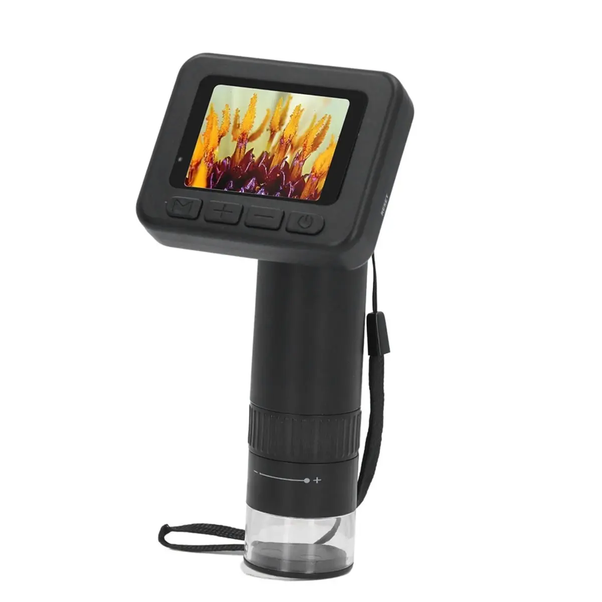 

1000X HD-микроскоп, 2-дюймовый экран, 8 регулируемых светодиодов, ручной микроскоп USB 5 В с кабелем для обнаружения цепи и кожи