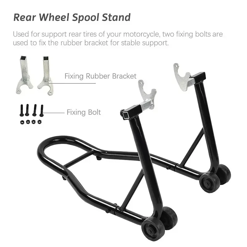 exquisite craftsmanship Motorcycle bracket, motorcycle front and rear wheel bracket, lifting frame, parking rack.