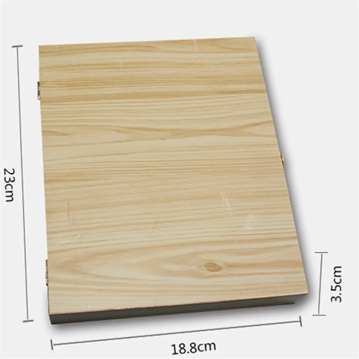 

Power Tool Sets Microscope Slide Storage Box, 100 Place Wooden Holder for Science and Experiments, 8.98x7.4x1.4 Inch