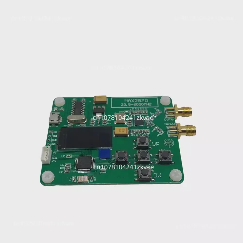 MAX2870 STM32 23.5-6000 MHz Signal Source 23.5-6000 M Serial Port Control