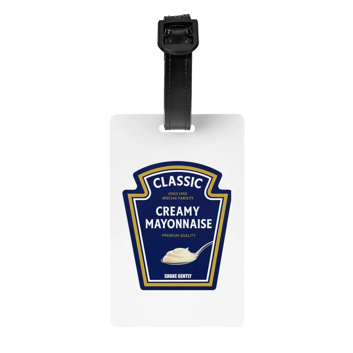 

Mayonnaise Halloween Costume Matching Ketchup Mustard Mayo Luggage Tag Travel Bag Suitcase Privacy Cover ID Label