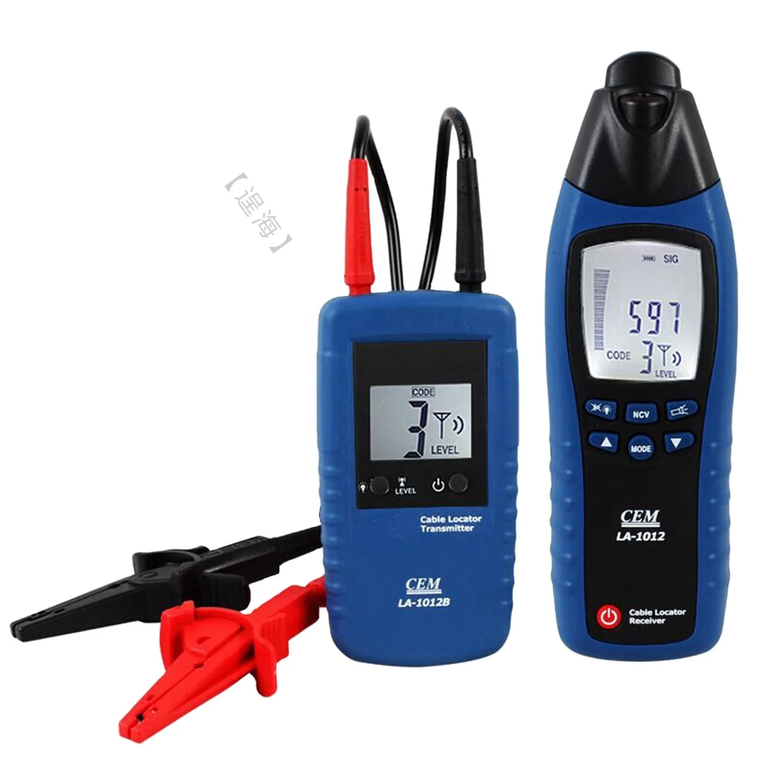 

CEM LA-1012 General Cable Locator Tester Receiver with Transmitter Line Tracker Line Finding Multifunctional Line Detector