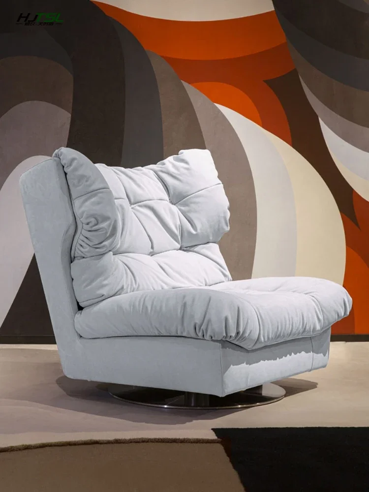 Milano Italian Clouds Couch Baxter Internet Celebrity Living Room Rotatable Emery Fabric Armchair