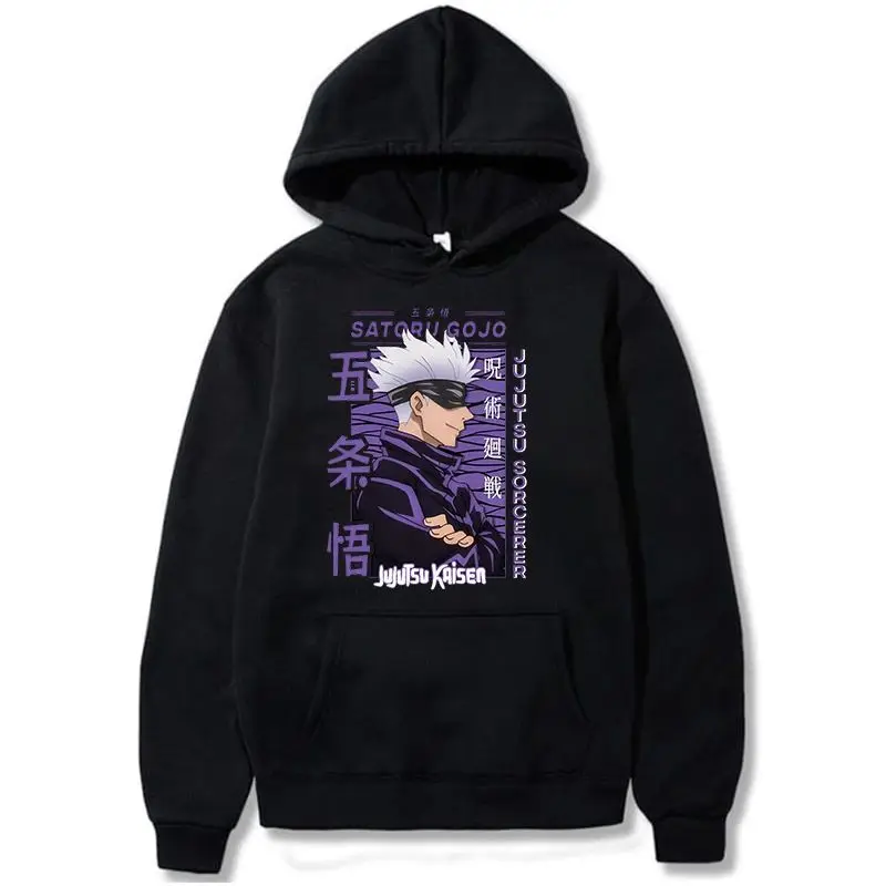 Gojo Satoru Boys Girls Cotton Hoodie High Quality Anime Hoodie Urban Fashion Y2k Harajuku