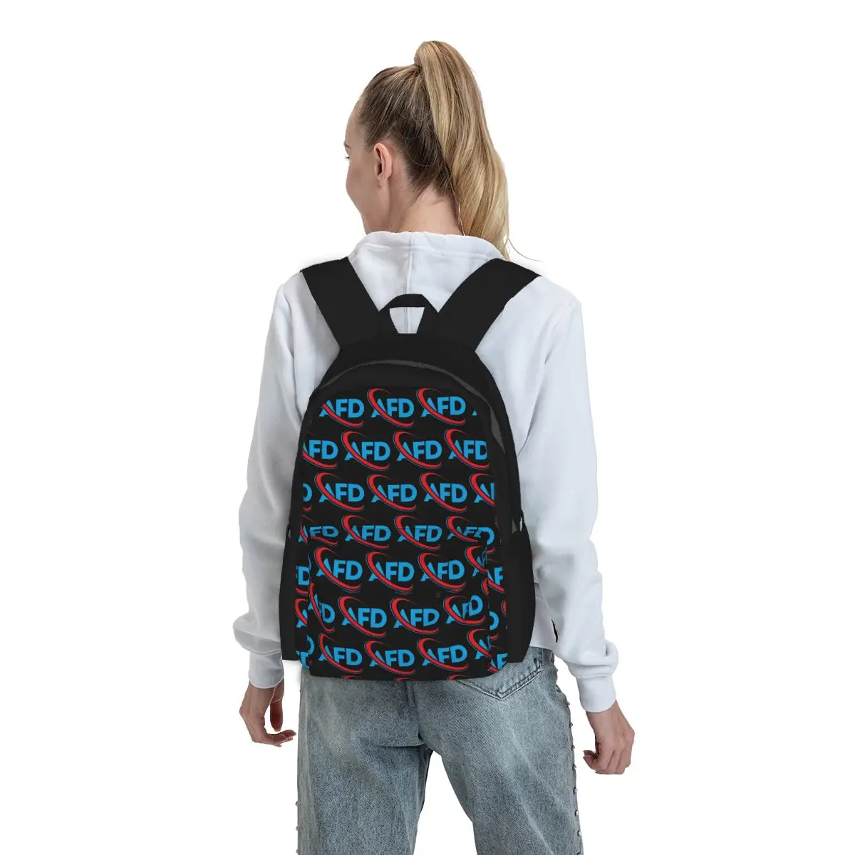 

AFD Alternative For Germany Fashion Backpack Student BookBag Children School Bag Computer Shoulder Bags for Men Women