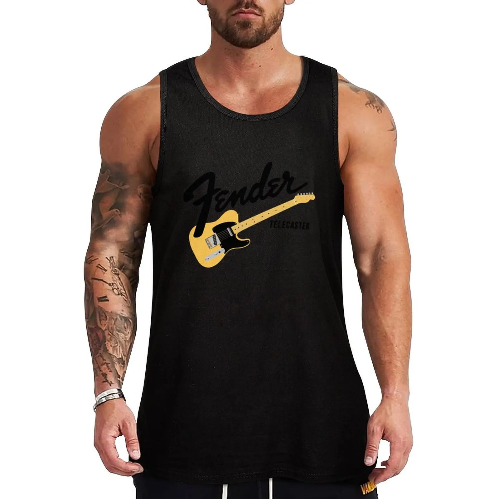 

Guitar For Fan Tank Top T-shirt Men's gym Working vest