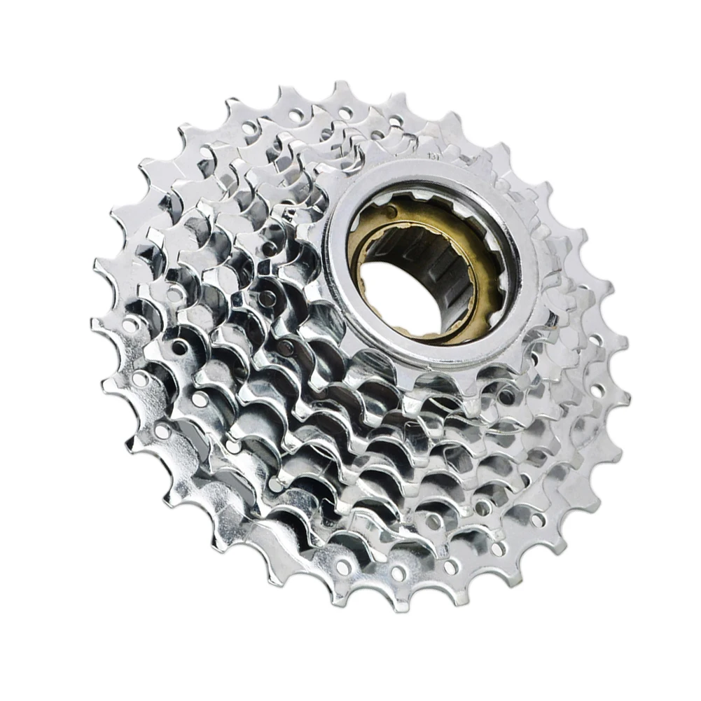 79 Speed Mountain Bike Thread Type Sprocket for 7 9 Speed Cassette Flywheel Steel Construction for Enhanced Durability