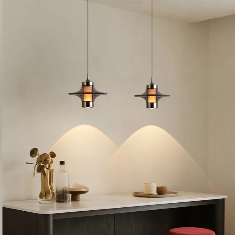 Italian Style Light Luxury Pendant Light Bedroom Bedside Chandelier with Adjustable Hanging Lamps Living Room Afe Adorn Fixtures