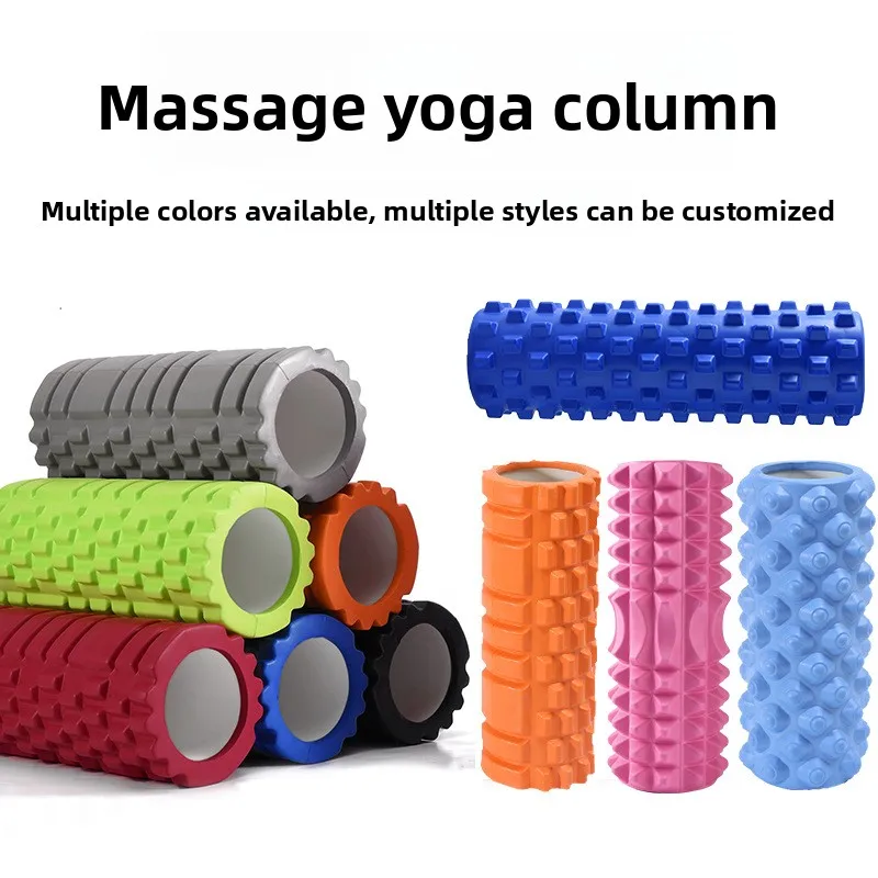 

EVA4D Floating Point Foam Roller Yoga Column Crescent Hollow Mace Fitness Yoga Foam Roller