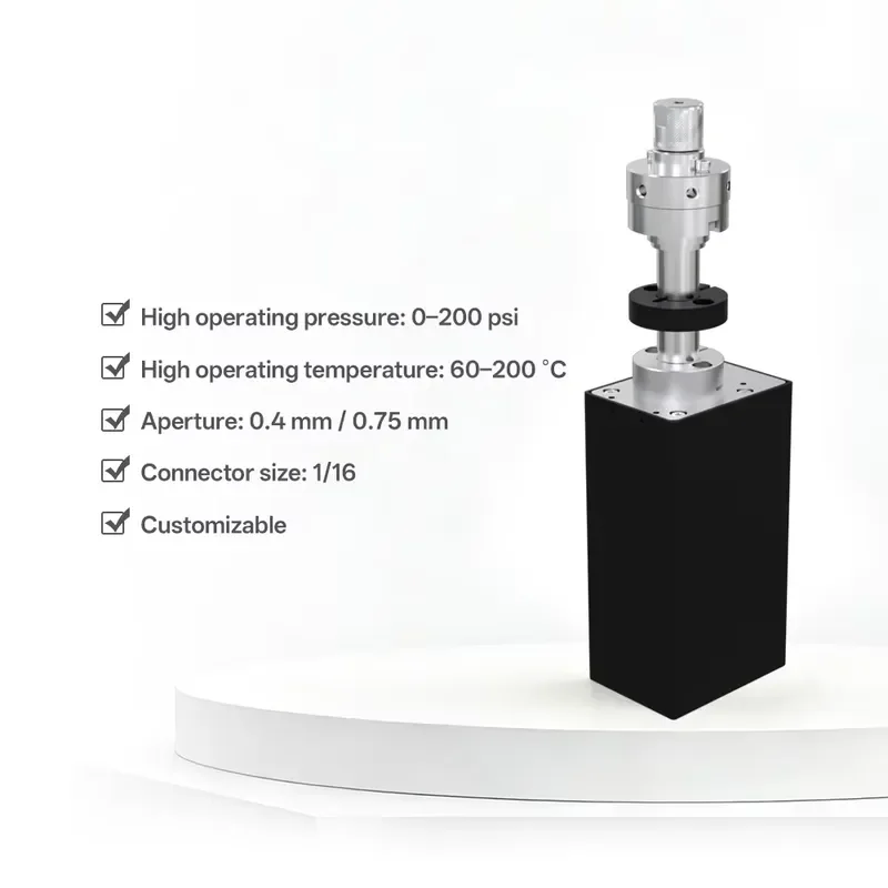 / ODM SHDDFL-04 316L 4-channel Electric Multi-position Rotary Valve for Laboratory Equipment
