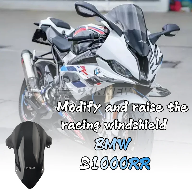 

Motorcycle Parts Double Bubble Front Windscreen Windshield Shield Wind Deflector For BMW S1000RR S1000 RR 2019 2020 21 22 23 24