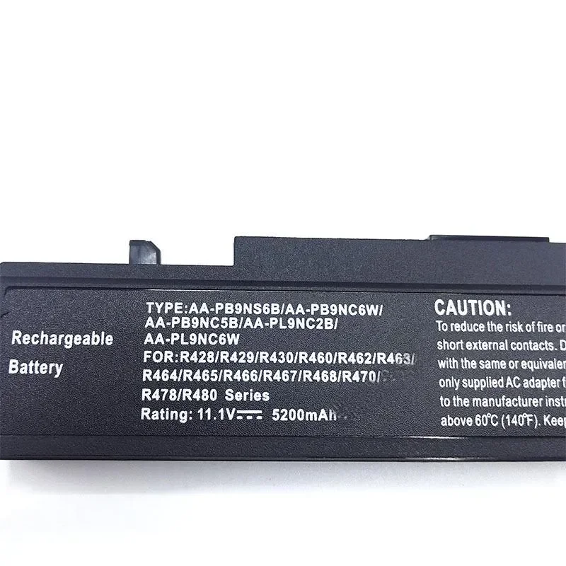 for AA-PB9NC6W E PB9NC6B PB9MC6B PL9NC2B P510 Notebook Battery Replacement High Capacity Long Life