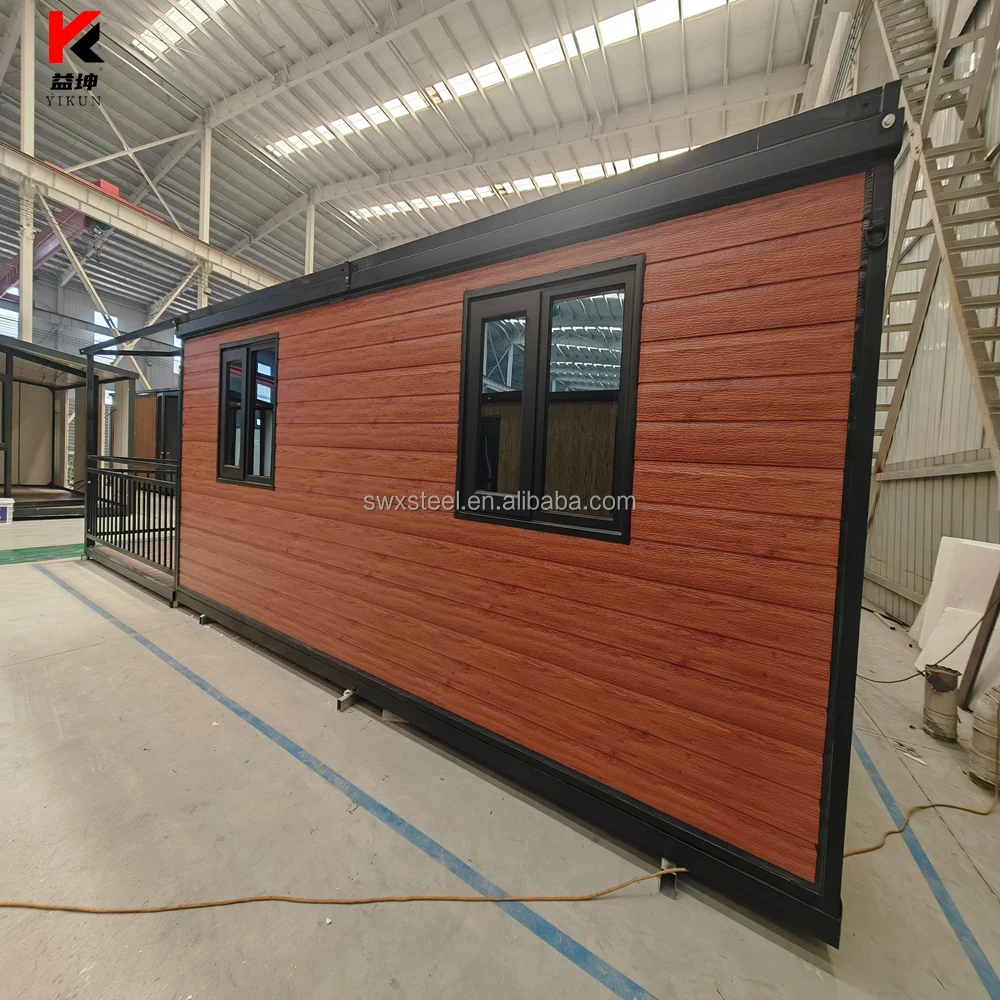 Portable Luxury Modular Homes 20ft 40ft Expandable Steel Container 3 Bedroom Tiny Villas Prefabricated Modern Hotel Housing
