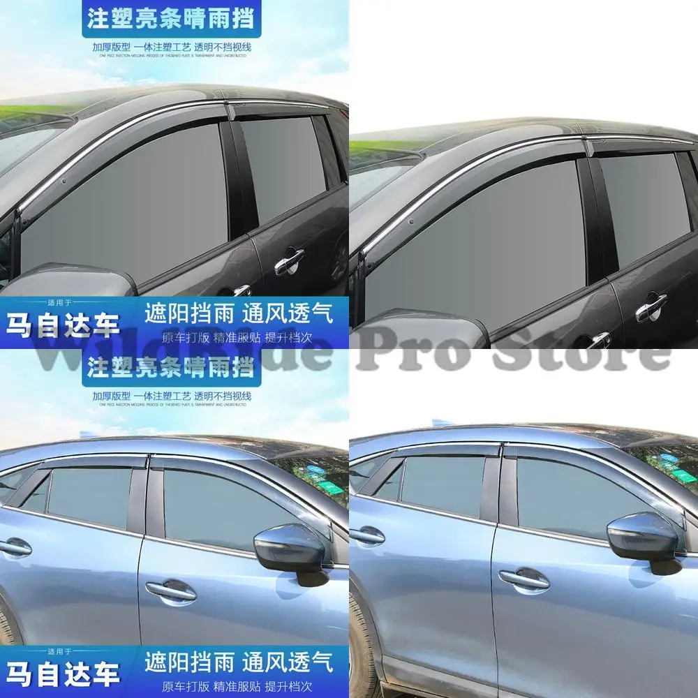 

1 set Car Window Rain Deflector for Mazda 5 8 2 CX-5 CX-4 CX-7 CX-8 Rain Guard Shield