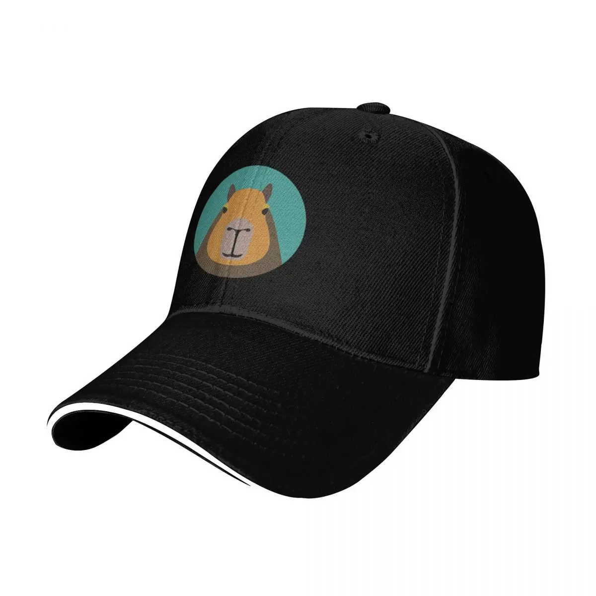 Capybara is watching you! Baseball Cap Curved Brim Classic Fit Low Profile Unstructured Unisex for Men Women