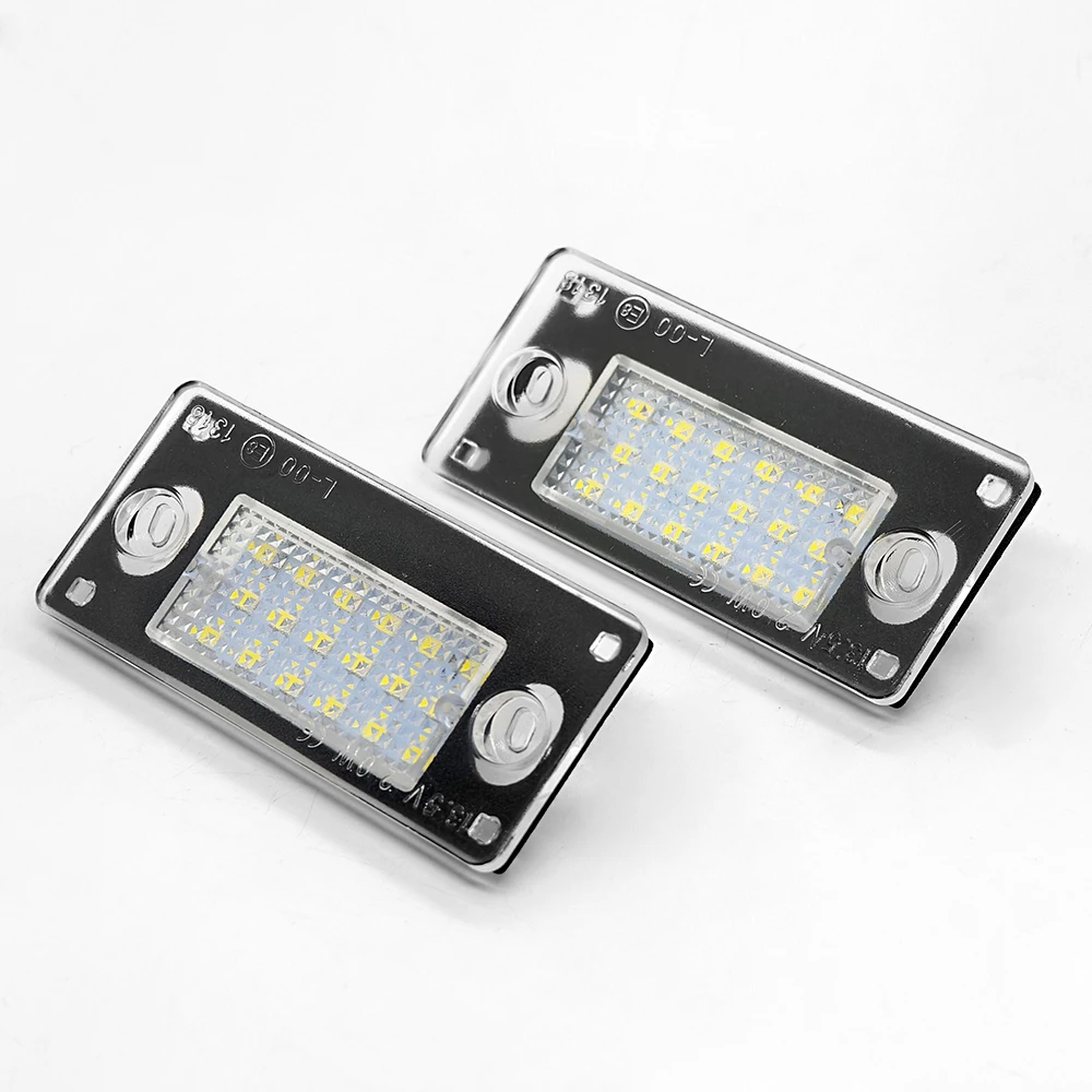 

2pcs 18SMD rear LED license plate lights, suitable for BMW 1 Series, 3 Series, Nissan, Skoda, Toyota, high brightness