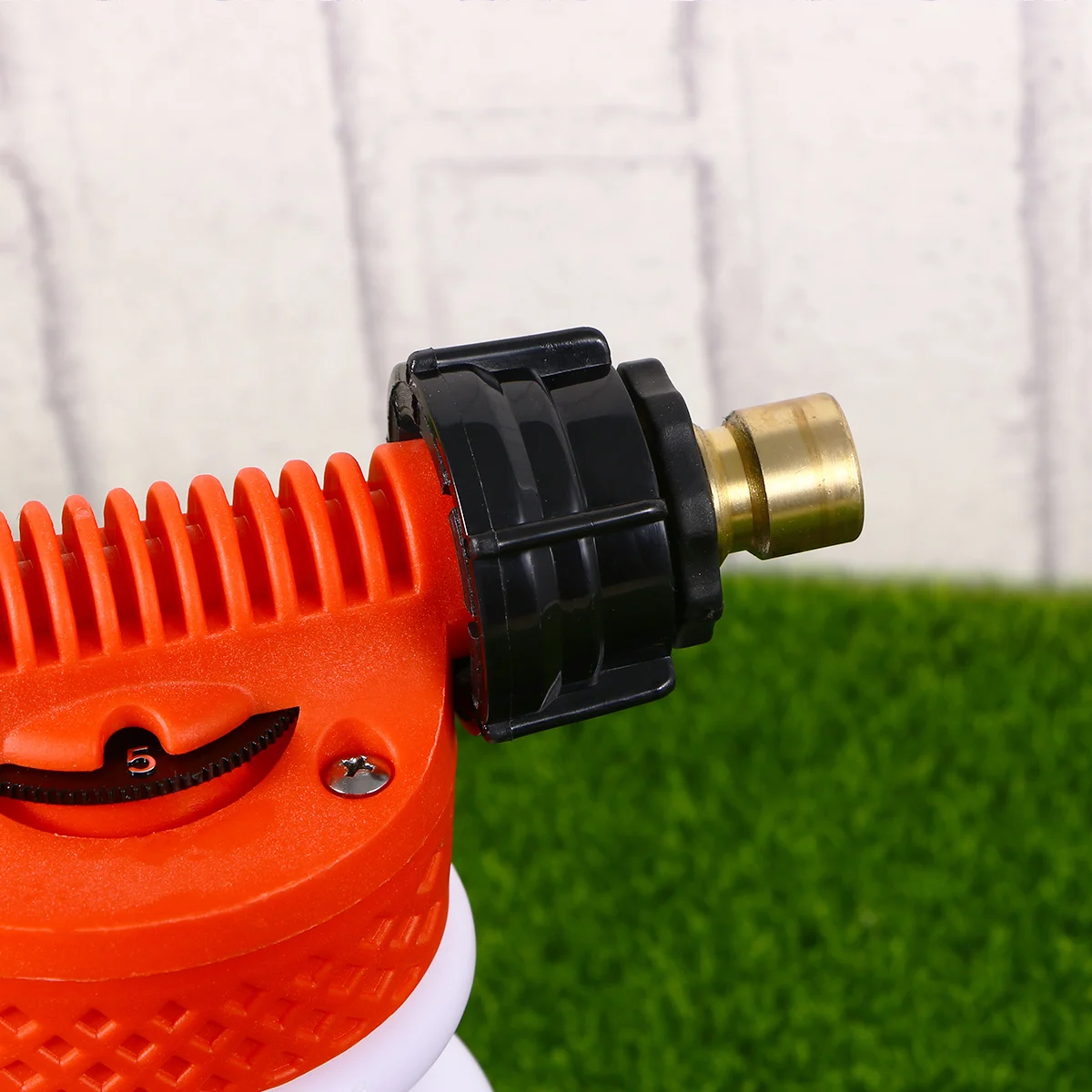 Lancia per schiuma per autolavaggio 900 ml Pistola per pulizia rapporto regolabile per tubo da giardino 2 in 1 Strumento per spruzzo d'acqua di sapone per parti di motori di veicoli