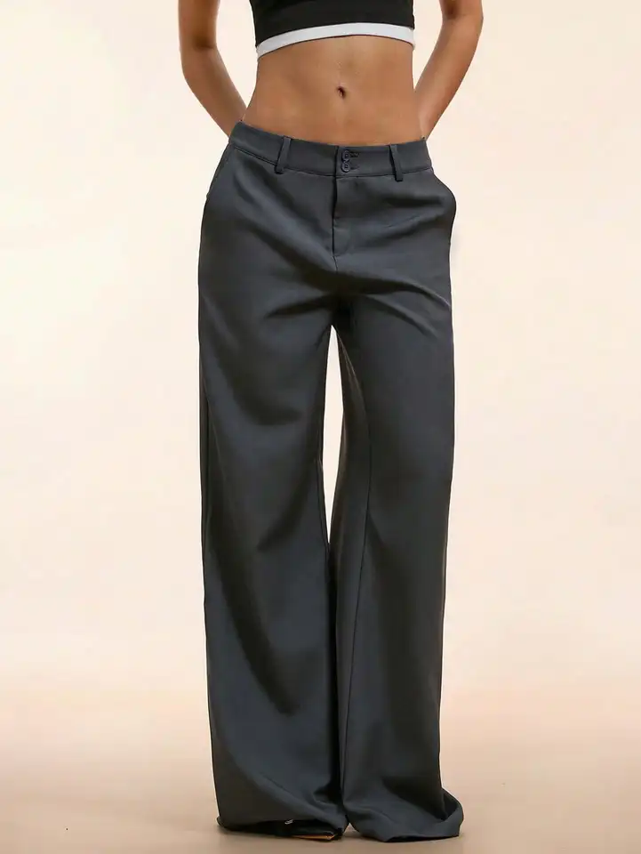 Wide Leg Casual Pants for Women