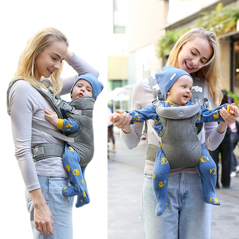 Advanced 4-in-1 Baby Carrier Strap Multifunctional Convertible And Washable Ergonomic Lumbar Stool Baby Carrier Strap