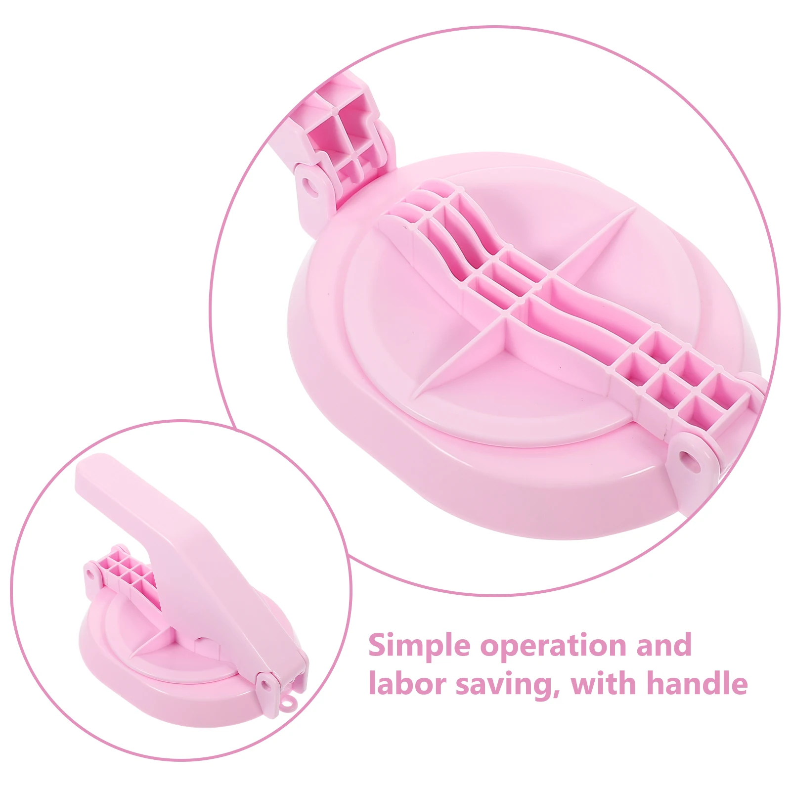

Dumpling Wrappers Presser Maker Molds Kitchen Tool Dough Portable Machine Reusable Efficient Household Accessory Compact