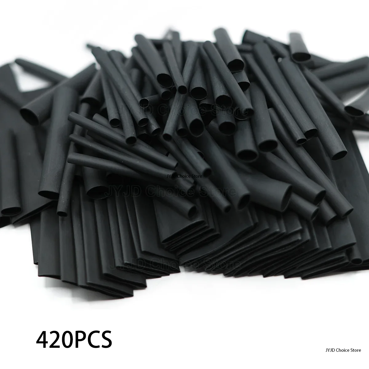 420Pcs Heat Shrink Tube Sleeving Tubing Assortment Kit Electrical Connection Electrical Wire Wrap Cable Waterproof Shrinkage 2:1