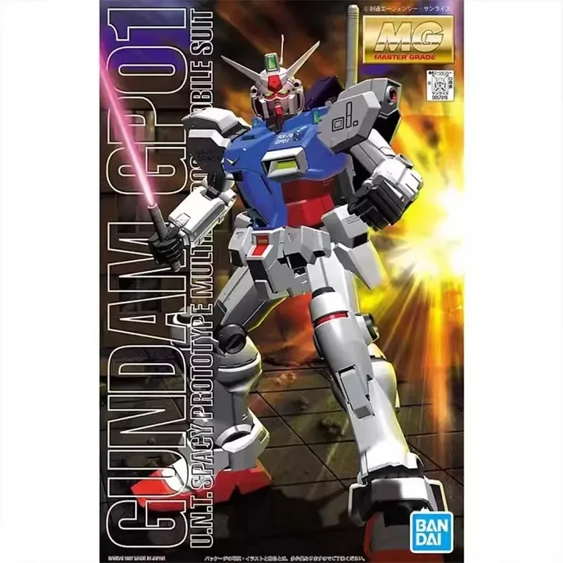 Bandai Gundam Model Kit MG RX-78 GP01 Zephyranthes GP02A GP03S G04 Action Figure Gunpla Building Kit Anime Figures Toy Gift view 3