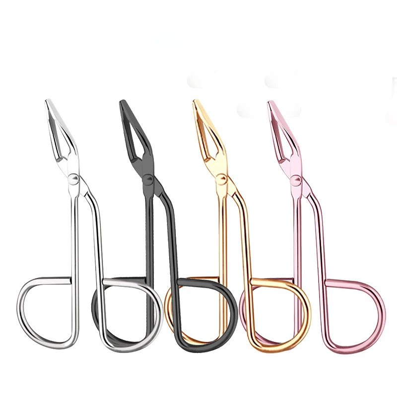 Elbow Eyebrow Plucker Stainless Steel Elbow Clip Scissor Tweezers Plier Beauty Slanted Puller Extension Eye Plucking Makeup Tool