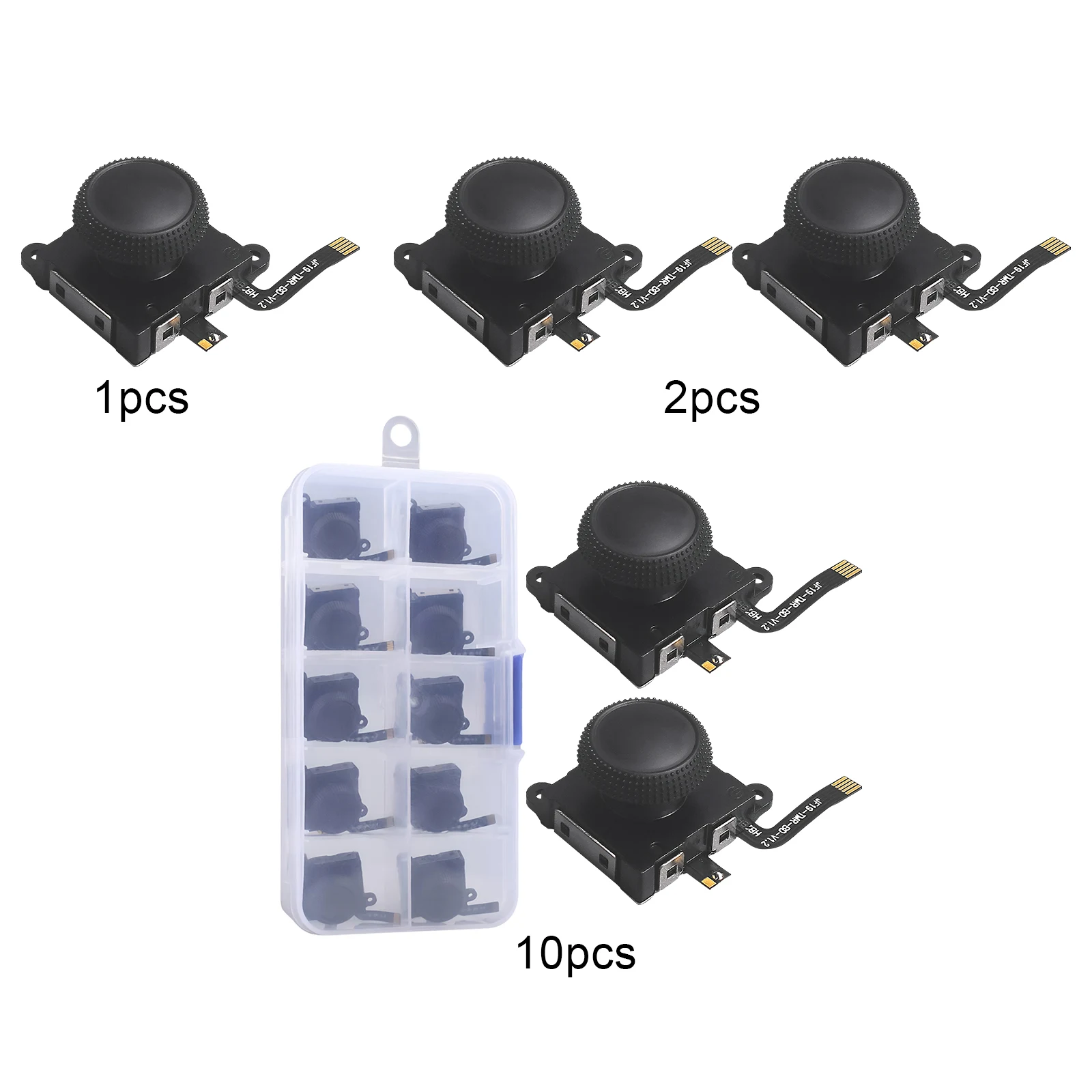 

1/2/10Pcs TMR Sensing Joystick Replacement Analog Thumbstick TMR Electromagnetic Joystick Analog Joystick for Switch Joy-Con