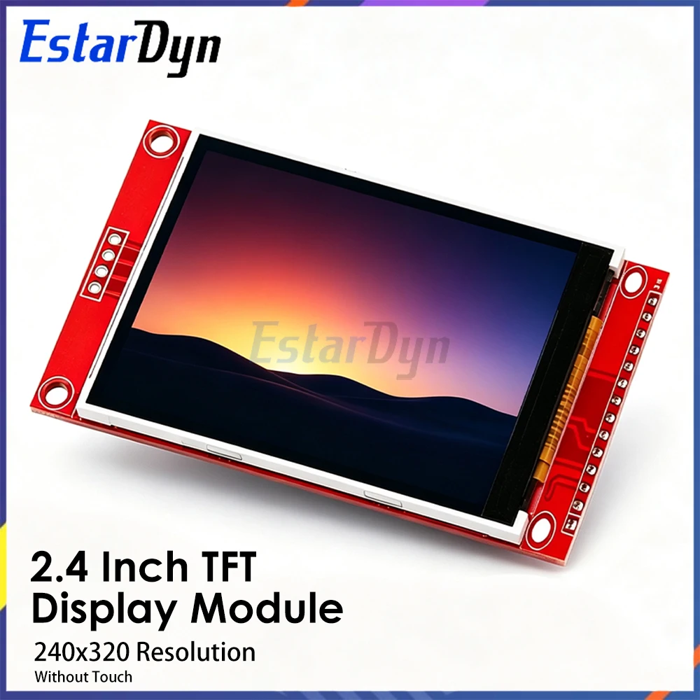 2.4-inch 240x320 Full Color TFT LCD Display Module 4-Wire SPI ST7789V/ILI9341 for Raspberry Pi DIY
