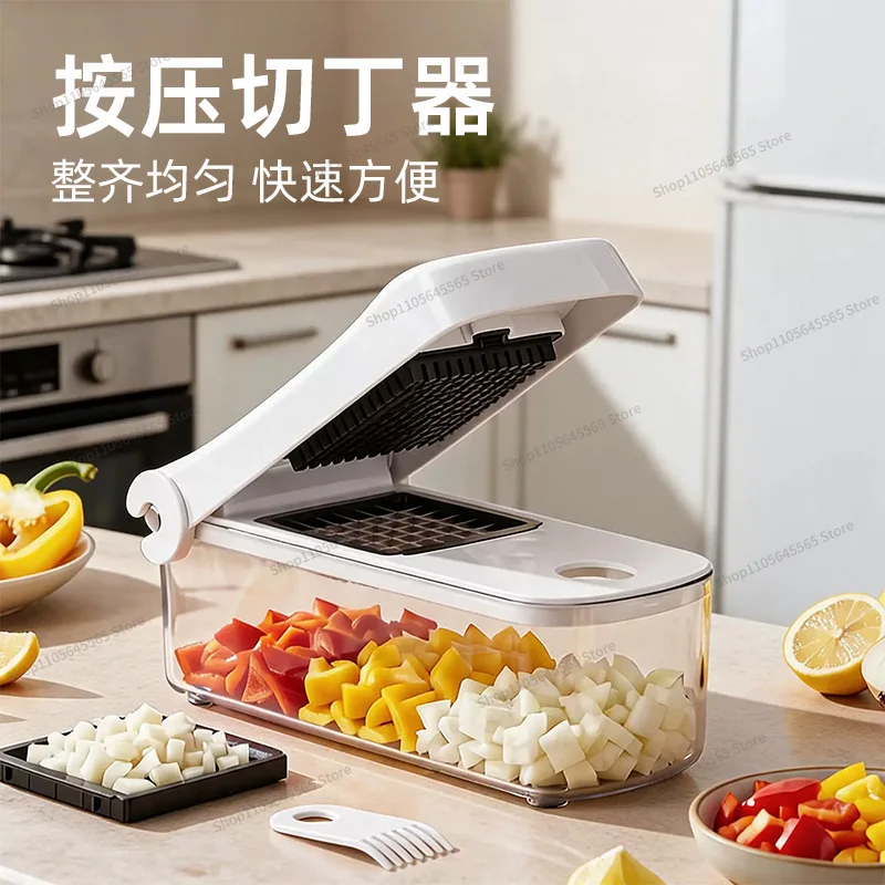 For Multi Functional Press Vegetable Slicer for Household Kitchen, Potato and Radish Slicer