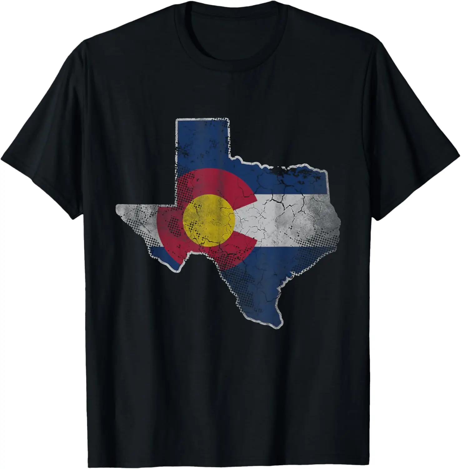 

Texas Colorado Flag Family Men Women Kids T-Shirt