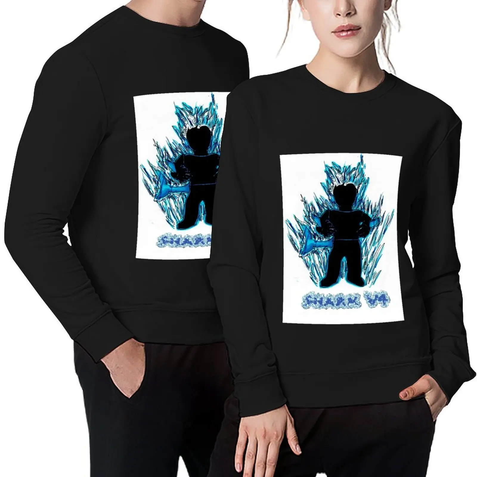 Blox Fruits: Shark V4 (boiz 1) Pullover anime clothing tracksuit mens clothes men clothes oversize sweatshirts